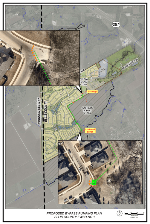 Ellis Sewer line update